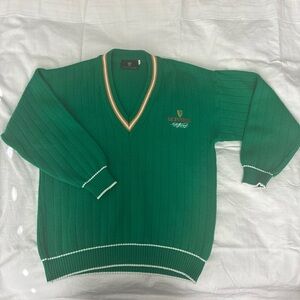 Vintage Guinness Men's V-Neck Sweater